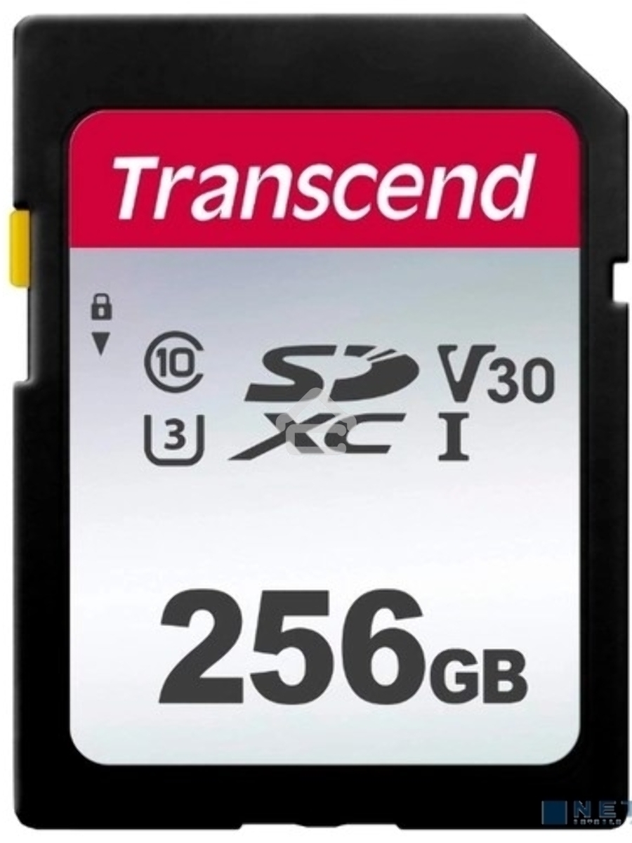 Флеш карта SD 256GB Transcend SDXC Class 10 UHS-I U3, V30, TLC, Silver