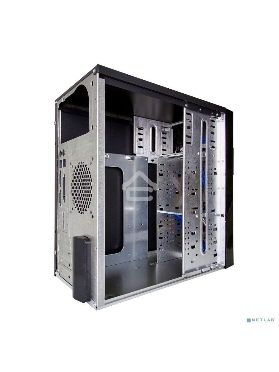 Компьютерный корпус Exegate EX277436RUS Minitower MA-371X Black, mATX <UN450, 120mm> 2*USB+2*USB3.0, Audio