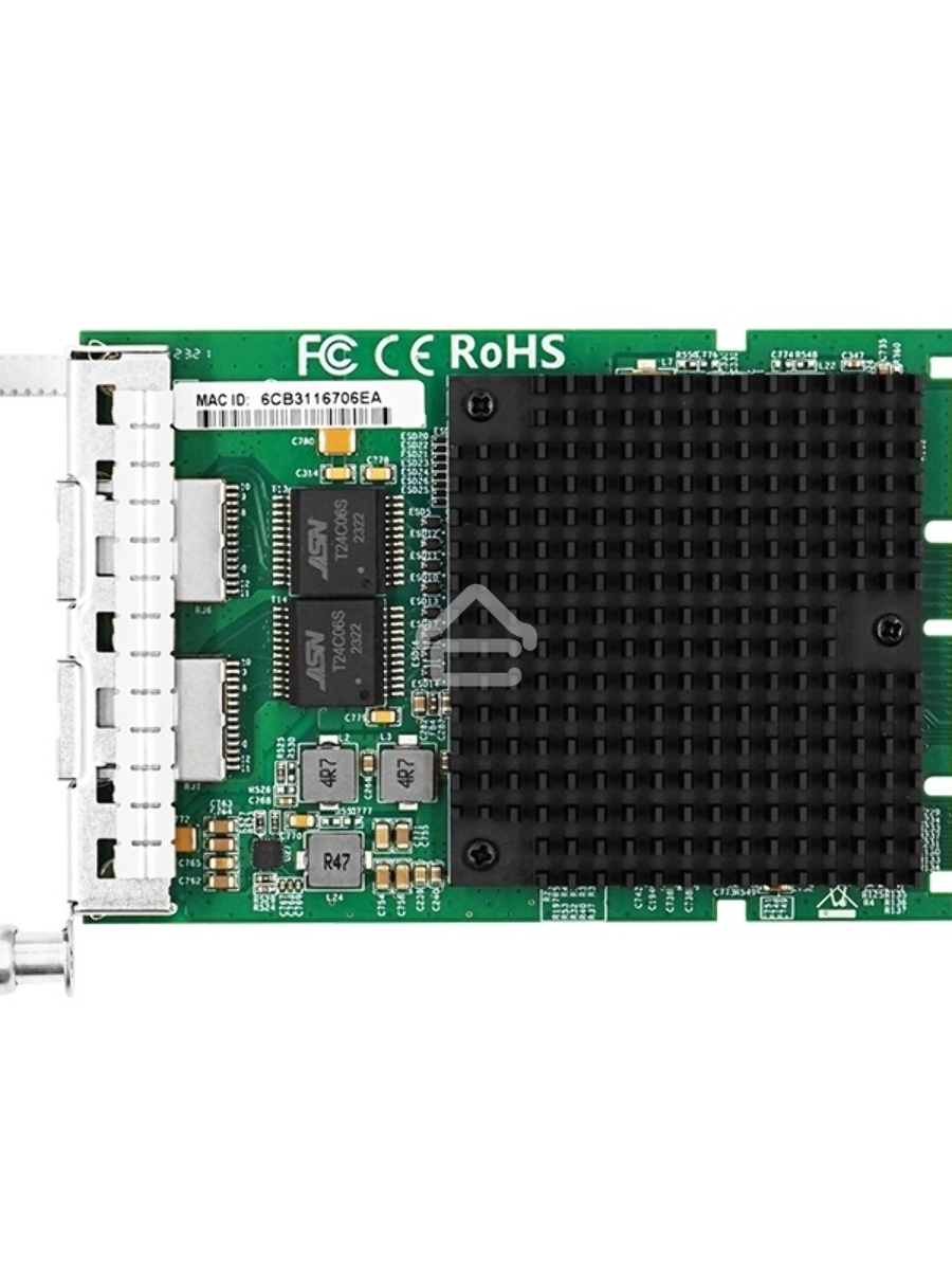 Сетевой адаптер LR-LINK PCIE 4*1G RJ45 LRES3021PT-OCP