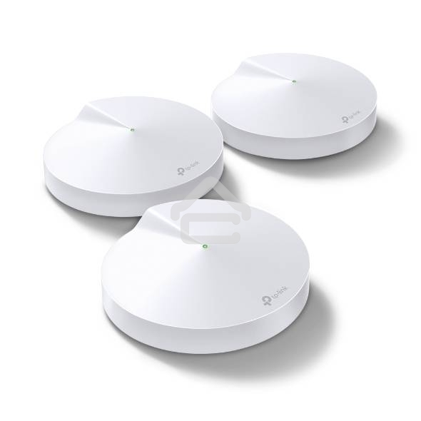 Маршрутизатор TP-Link TP-Link DECO M5(3-PACK) AC1300 Домашняя Wi-Fi система, чипсет Qualcomm, два диапазона (Dual-Band), поддержка стандартов 802.11ac/a/b/g/n, 717 МГц четырехъядерный процессор, Bluetooth 4.2, 2 гигабитных порта Ethernet, 1 порт USB Type-
