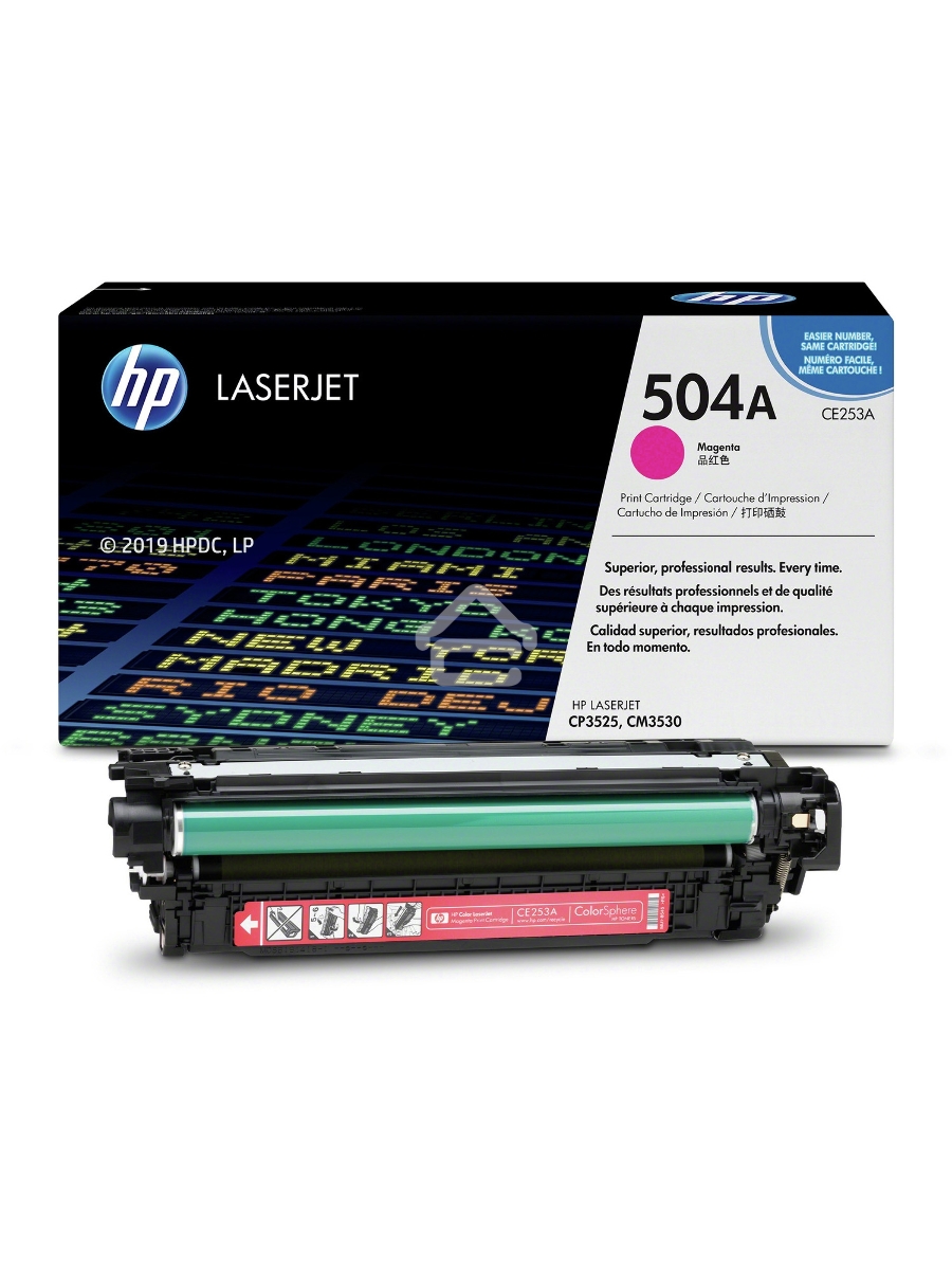 Картридж лазерный HP CE253A пурпурный CLJ CM3530/CP3525 (7000стр.)
