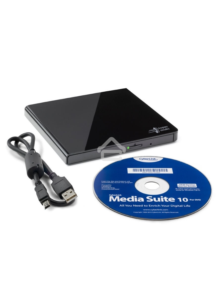 Оптический привод внешний DVD-RW LG GP57EB40 черный USB slim RTL