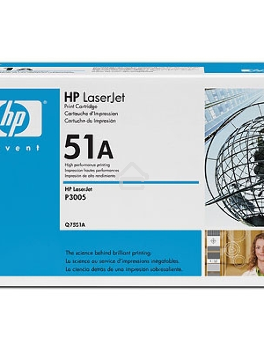 Картридж лазерный HP Q7551A черный для LJ P3005/M3035mfp/M3027mfp 6500 стр.
