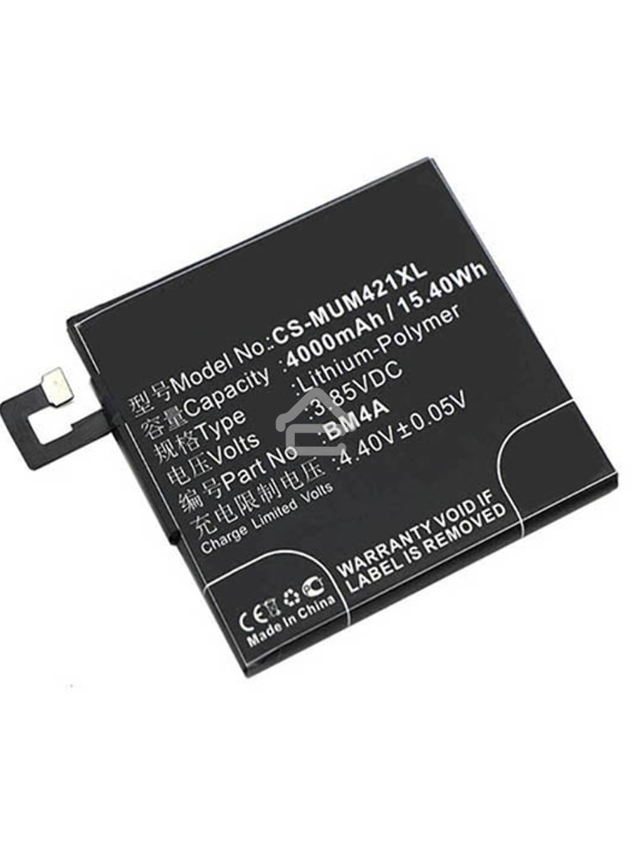 Аккумулятор CameronSinoCS-MUM421XL BM4A для Xiaomi Redmi Pro3.85V / 4000mAh / 15.40Wh