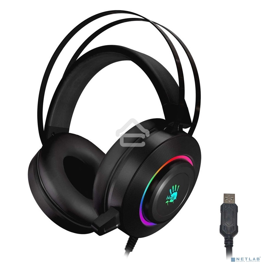 Наушники с микрофоном A4Tech Bloody G521 белый 2.3м мониторные оголовье (G521 (WHITE))