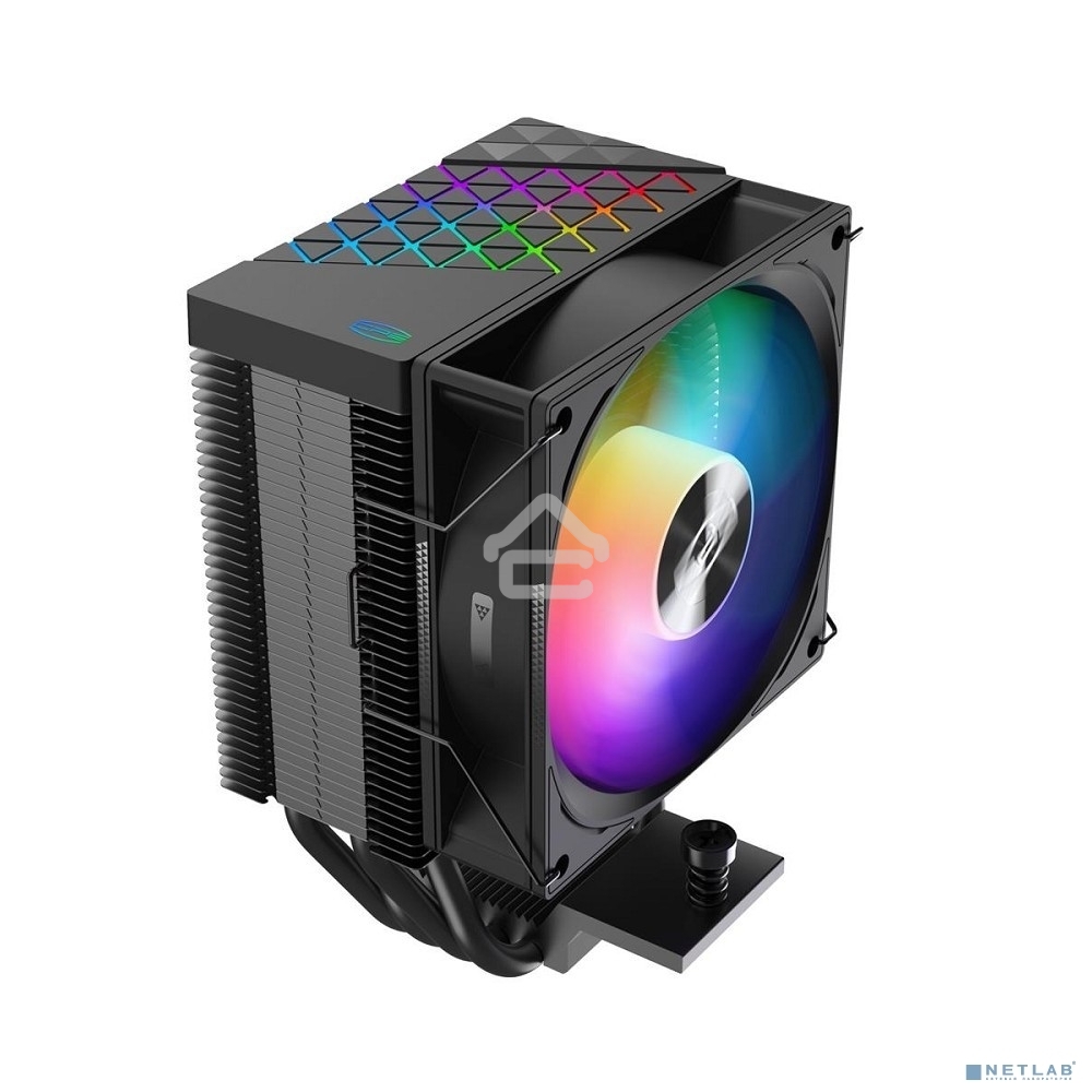 Кулер PCCooler R400 ARGB черный 92мм алюминий+медь 2200r[m 30db 4-pin 180W 133мм