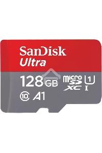 Флеш карта microSD 128GB SanDisk microSDXC Class 10 Ultra UHS-I A1 140MB/s