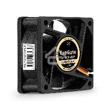 Вентилятор для корпуса ExeGate ExtraPower EP06025S3P черный, 60 мм, 4500 об/мин, 31 дБ, 3 pin