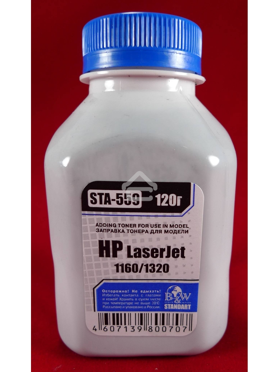 Тонер HP LJ 1160/1320 (фл.120г.) B&W Standart фас России