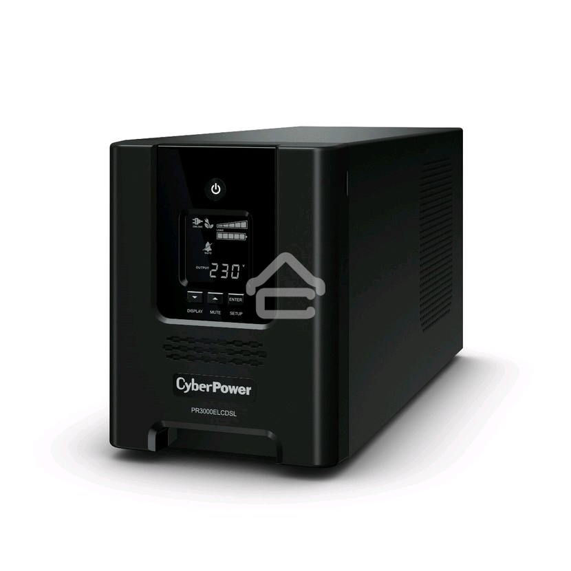 Источник бесперебойного питания CyberPower PR3000ELCDSL 3000VA/2700W USB/RJ11/45 (9 IEC)