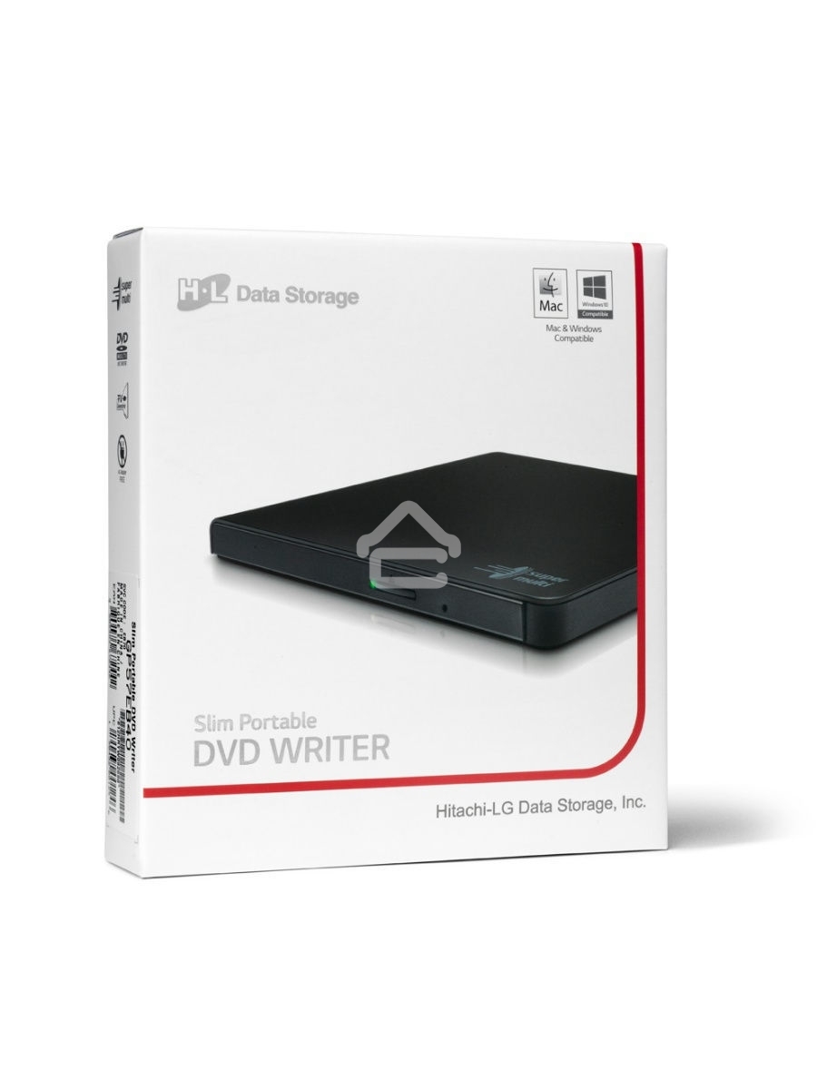 Оптический привод внешний DVD-RW LG GP57EB40 черный USB slim RTL
