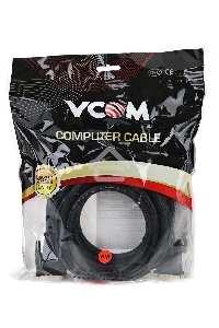 Кабель DVI 5м VCOM Кабель DVI-DVI Dual Link (25M-25M), 5m, 2 фильтра, VDV6300-5M