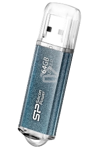 Флеш диск Silicon Power 64Gb Marvel M01 SP064GBUF3M01V1B USB3.0 синий