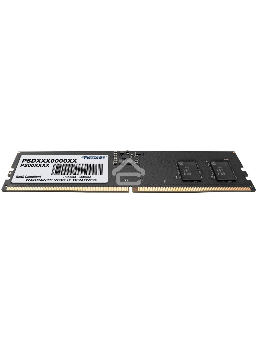 Оперативная память Patriot Signature, DDR5, 8GB (1x8 GB), 4800 MHz, CL40, DIMM