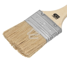 Кисть Сибртех плоская 50 мм, натуральная щетина, деревянная рукоятка