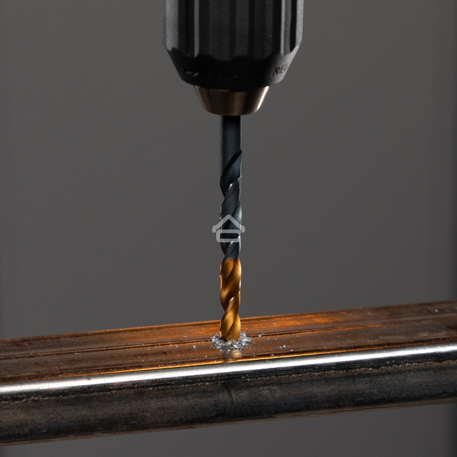 Сверло по металлу Denzel 6 мм, HSS-Tin, Golden Tip, 10 шт.