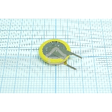 Батарейка CMOS CR1220 под пайку с плоскими контактами в одну сторону