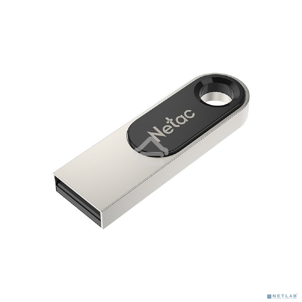 Флешка USB Netac U278 (NT03U278N-032G-30PN), 32Gb, USB 3.0, R/W 90/45,серебристый/черный