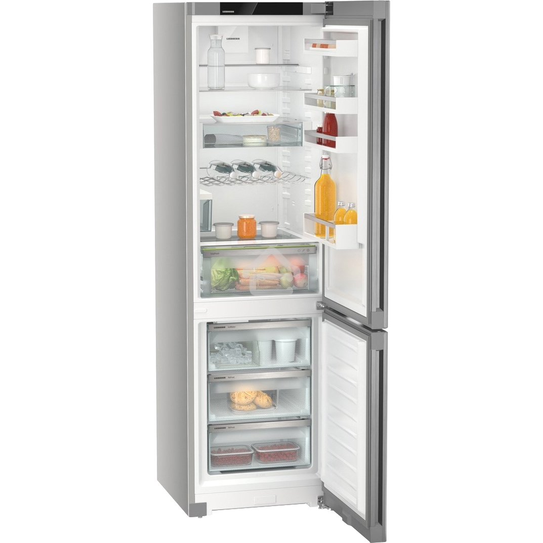 Холодильник Liebherr CNsfc 574i-22 001 серебристый двухкамерный 264/92л морозилка снизу