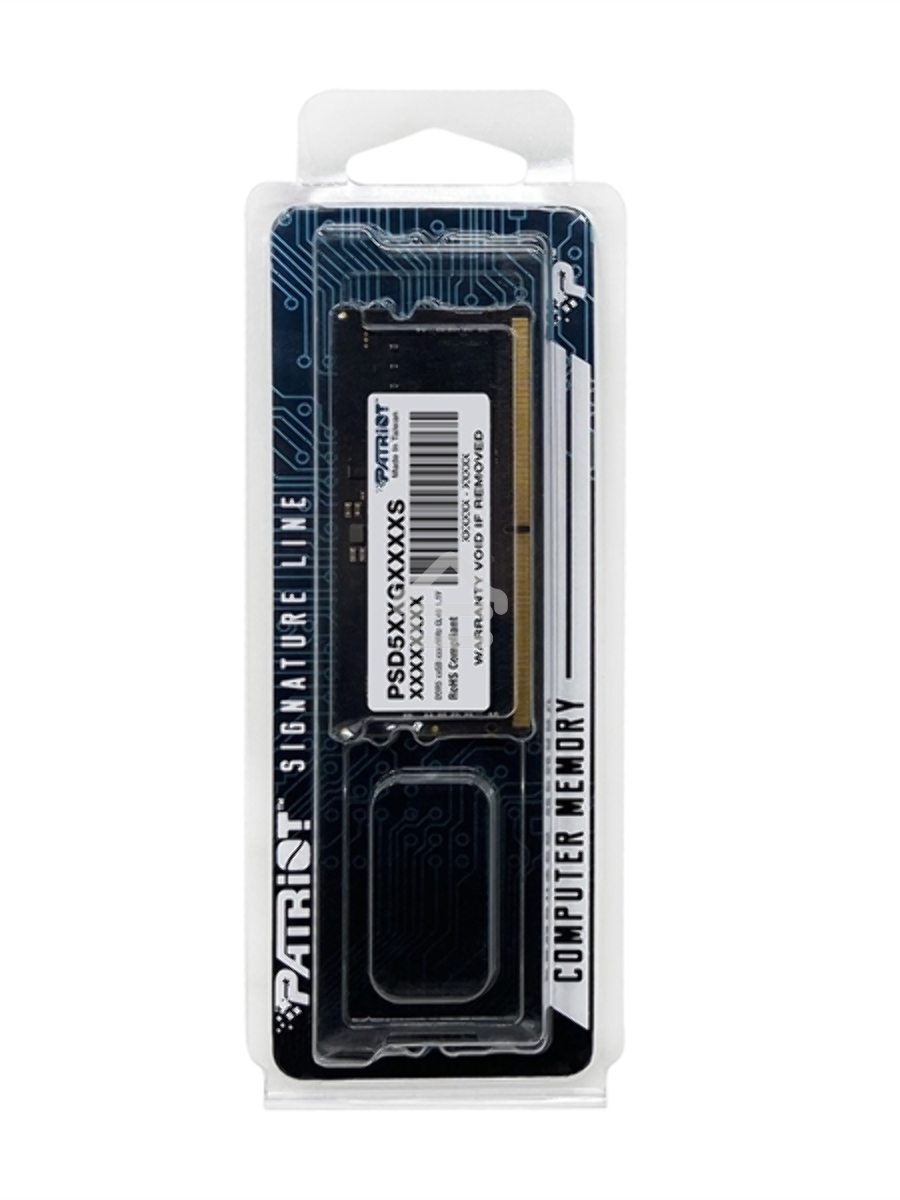 Оперативная память Patriot, DDR5, 16GB (1x16 GB), 4800 MHz, CL40, SO-DIMM