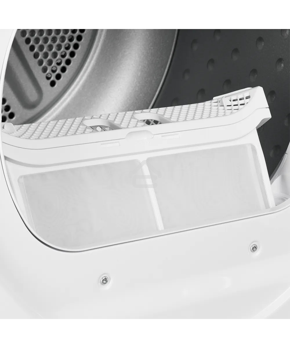 Сушильная машина Kuppersberg DM 560 W белый, 8 кг, сушка - конденсационная, программ - 15, 59.5 x 84.5 x 56.6 см