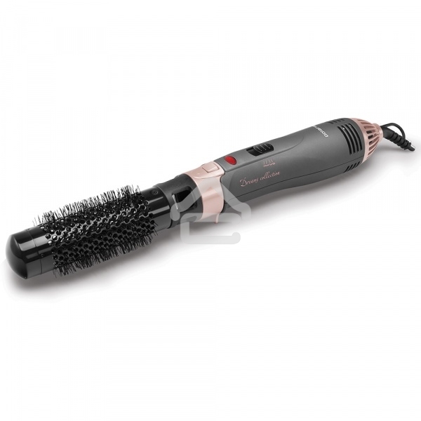 Фен-щетка Polaris PHS1204i маренго/розовый, 1200Вт