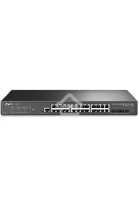 Коммутатор TP-Link JetStream™ 24-port Pure-Gigabit L2+ Managed Switch, 24 10/100/1000Mbps RJ45, 4*10G SFP+ Slots