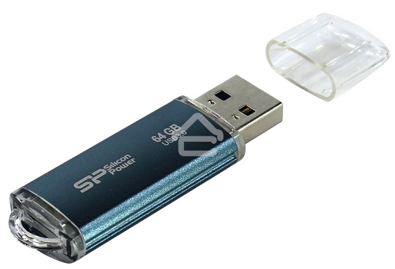 Флешка USB 64Gb Marvel M01 SP064Gb,UF3M01V1B USB 3.0 синий