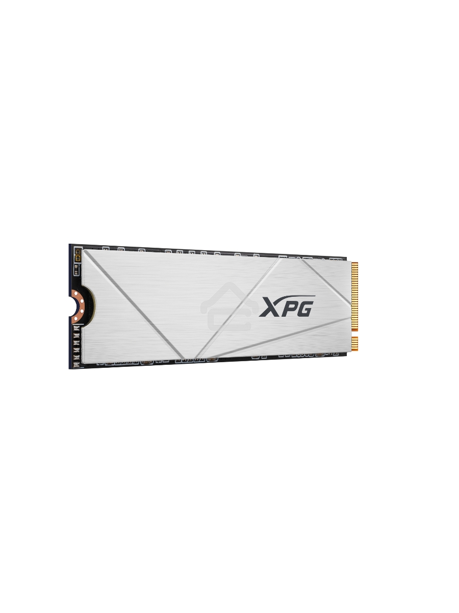 Накопитель SSD ADATA XPG GAMMIX S60, 2Tb, PCIe 4.0 x4, M.2 2280, NVMe, R/W 5000/4200, с радиатором
