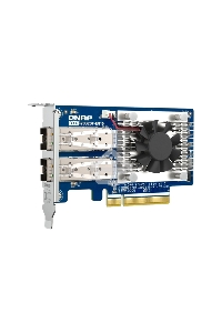Сетевая карта/ QNAP QXG-25G2SF-E810 Dual Port 25Gbps/10Gbps SFP28 PCIe Gen4 x8