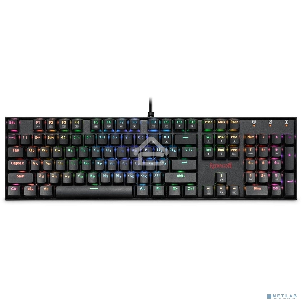 Клавиатура проводная игровая REDRAGON MITRA USB RU 75015