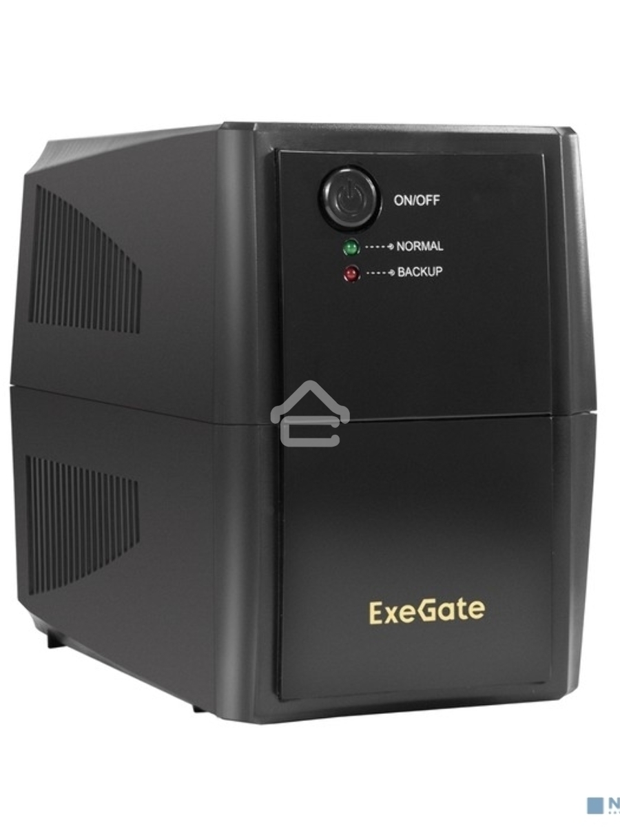 Источник бесперебойного питания ExeGate Power Back BNB-500.LED.4C13 <500VA/300W, LED, 4*C13, Black>