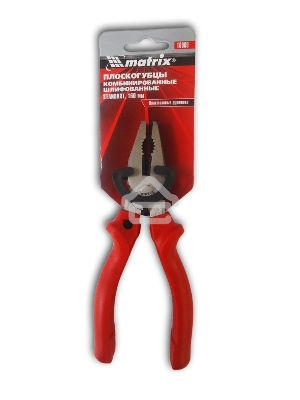Плоскогубцы MATRIX 16969  standard 160мм комбинированные шлифованные пластмассовые рукоятки
