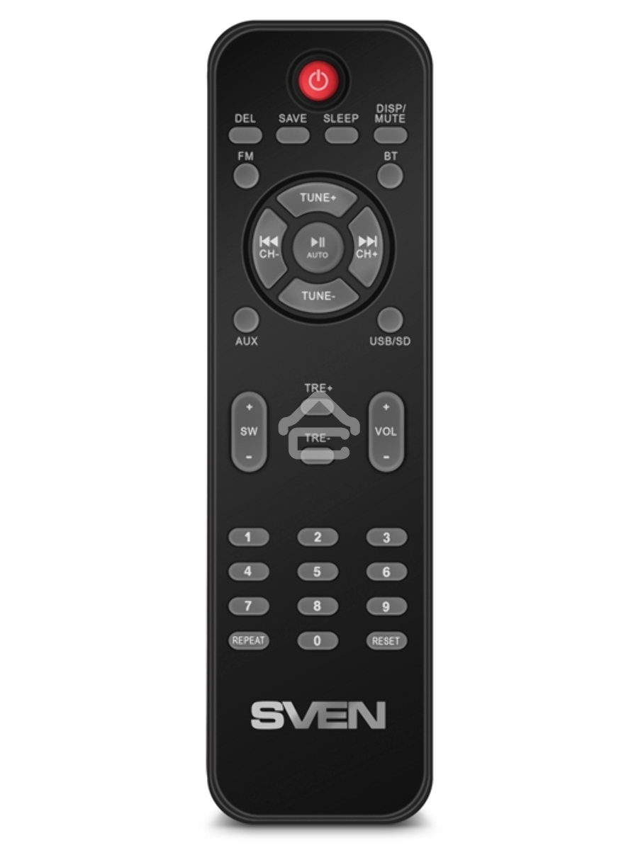 Акустическая система 2.1 SVEN MS-2080 / 70 Watt / ~220V 50Hz / FM-тюнер, USB/ SD, дисплей / BLUETOOTH / ПДУ / Black