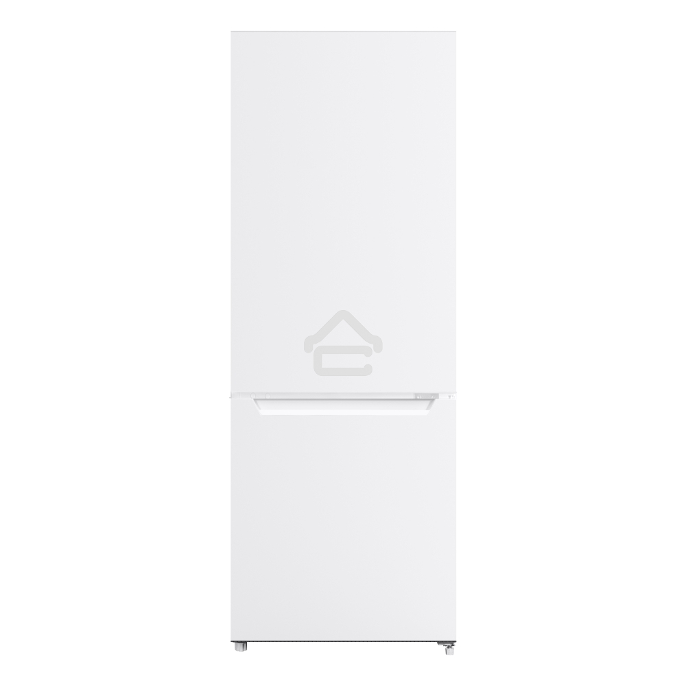 Холодильник Maunfeld MFF144SFW белый глянц. двухкамерный 154/52л морозилка снизу, ручная разморозка