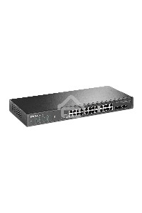 Коммутатор TP-Link JetStream™ 24-port Pure-Gigabit L2+ Managed Switch, 24 10/100/1000Mbps RJ45, 4*10G SFP+ Slots