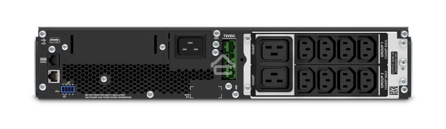 Источник бесперебойного питания APC Smart-UPS SRT SRT2200RMXLI 1980Вт 2200ВА черный