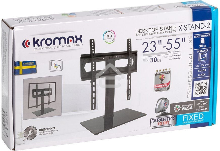 Стойка для телевизора Kromax X-STAND-2 черный 23