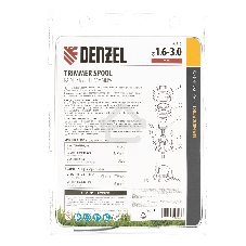 Катушка Denzel 96312 универ. триммер. гайка м8 гайка м10 винт м8-м10 лев. резьба шаг 1.25мм