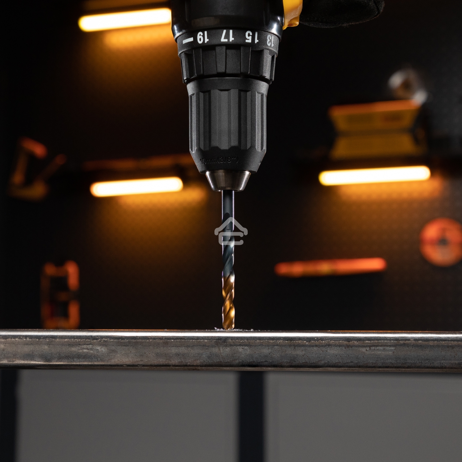 Сверло по металлу Denzel 6 мм, HSS-Tin, Golden Tip, 10 шт.