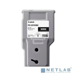 Картридж струйный Canon PFI-207 MBK черный матовый для для iPF680/685/780/785 300мл (8788B001)