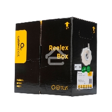 Кабель Cablexpert FPC-5004E-SOL/100, FTP indoor 4x2x0.48, CCA, кат.5е, однож., 100м, box, серый