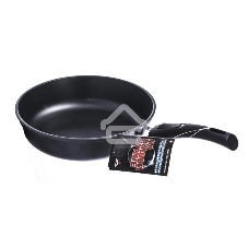 Сковорода НМП 9024 круглая/покрытие антипригарное/ручка съемная (без крышки) черный