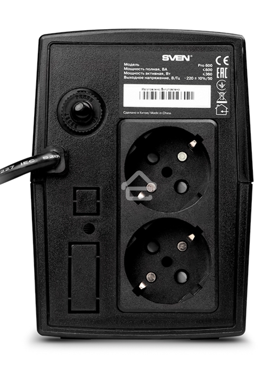 Источник бесперебойного питания SVEN Pro 600