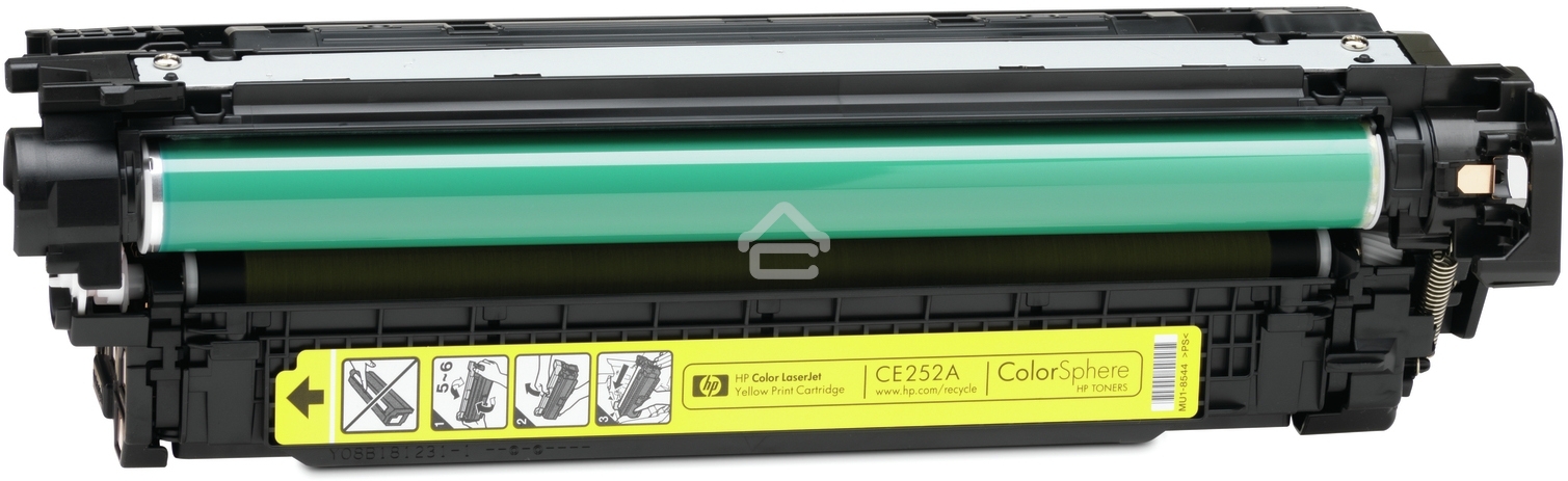 Картридж лазерный HP CE252A желтый для CLJ CM3530/CP3525 7000стр.