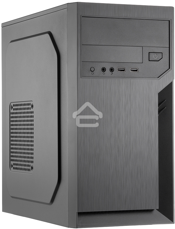 Компьютерный корпус с блоком питания 450Вт. Case Foxline FL-702, mATX, 1x5.25EXT, 1x3.5EXT, 2x3.5INT, 2xUSB 2.0, HDA, w/o FAN, w/450W ATX PSU, w/1.2m EU pwr cord