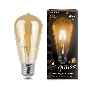 Лампа светодиодная GAUSS 102802006LED Filament st64 Е27 6Вт golden 2400к 1/10/40