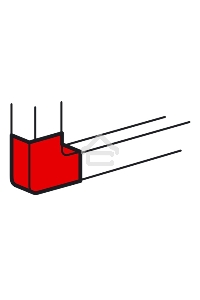 Плоский угол 90° - для кабель-каналов Metra 100x50