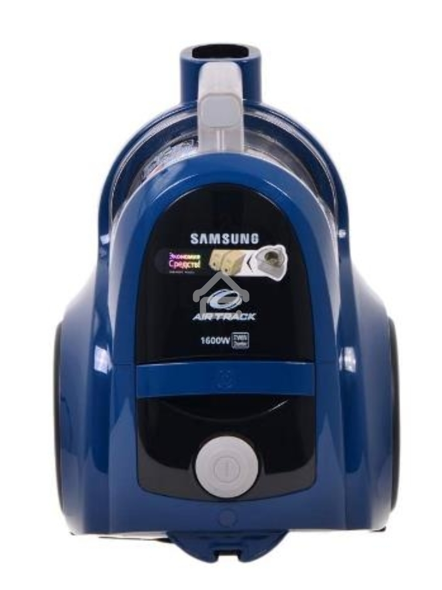 Пылесос Samsung VCC4520S36 синий/черный, 350/1600 Вт, уборка сухая, пылесборник контейнер 1.3 л