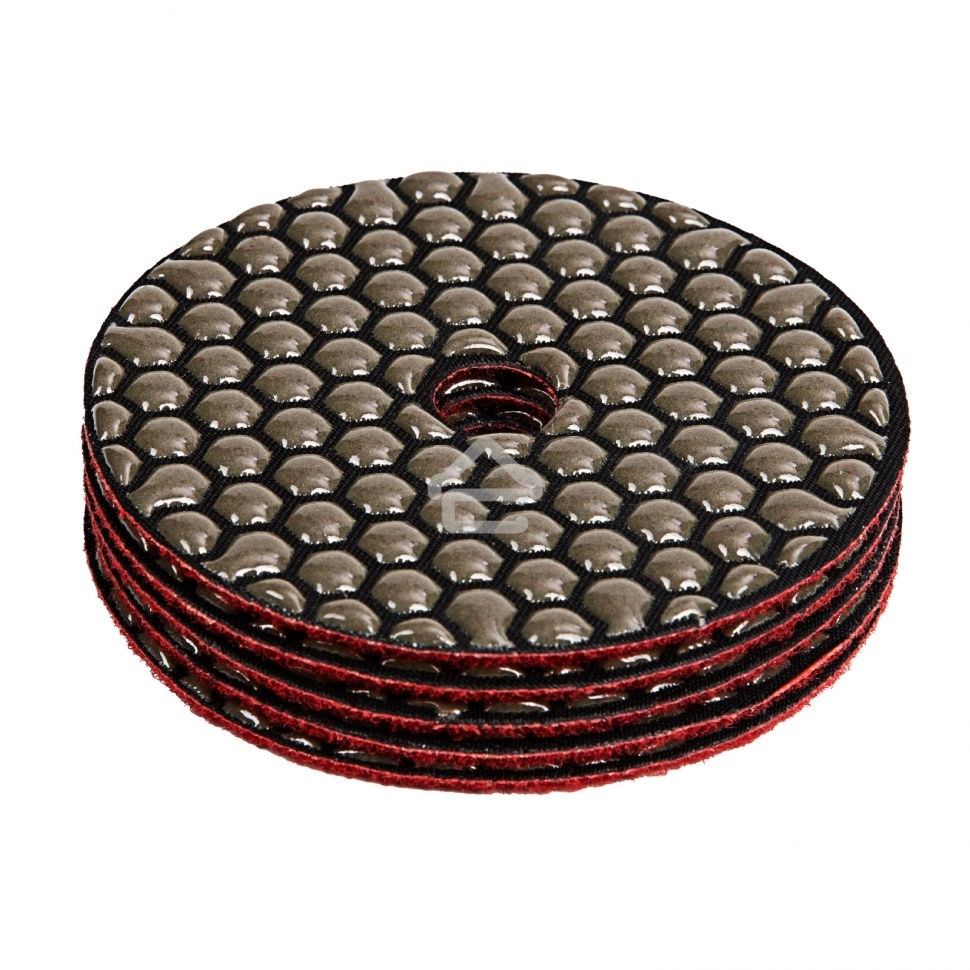 Алмазный гибкий шлифовальный круг Matrix, 100 мм, P 200, сухое шлифование, 5 шт.